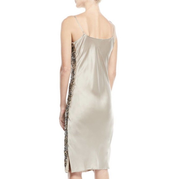Joie Hasana Sequin Midi-Length Slip Dress Size 6 - Picture 2 of 5